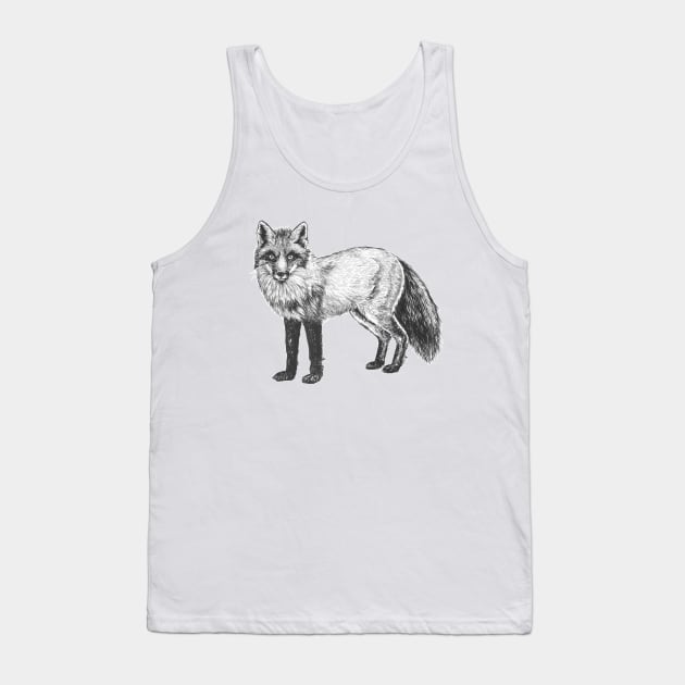 Fox drawing Tank Top by katerinamk